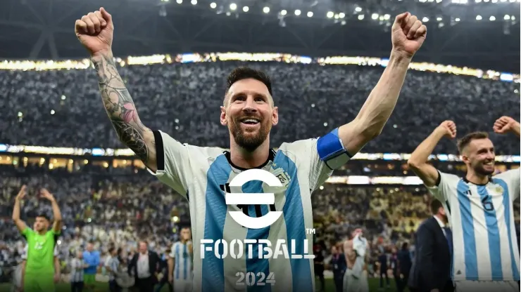 eFootball 2024 llegó a los dispositivos móviles con Lionel Messi como máxima figura.
