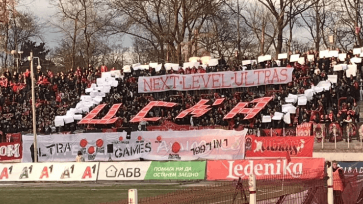 El ingenioso tifo de Tetris en el fútbol búlgaro