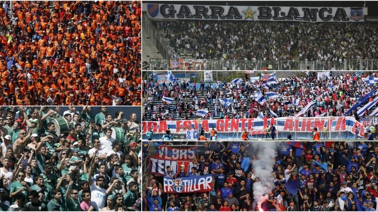 Las hinchadas más populares del fútbol chileno rechazan el reinicio del campeonato