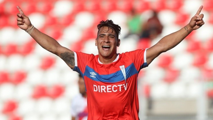 David Llanos viene de anotar dos goles en once partidos con Unión Española
