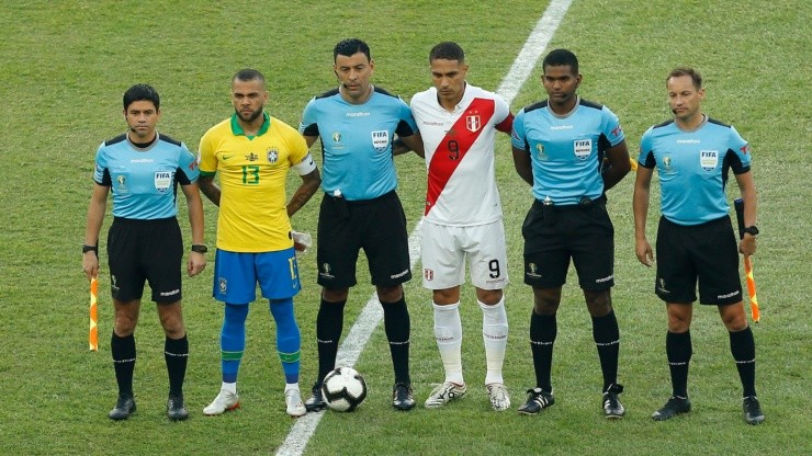 Roberto Tobar en la final de la Copa América