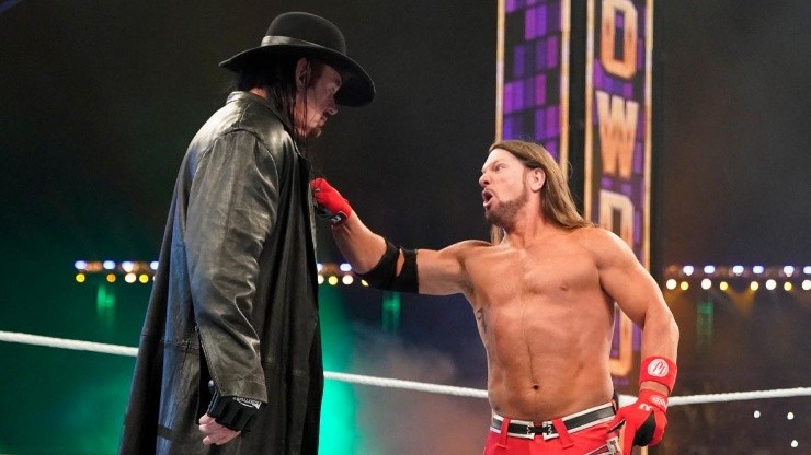 AJ Styles fue el último rival del Undertaker.