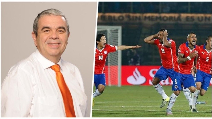El comentarista deportivo es recordado por su particular festejo al título de Chile en la Copa América 2015.