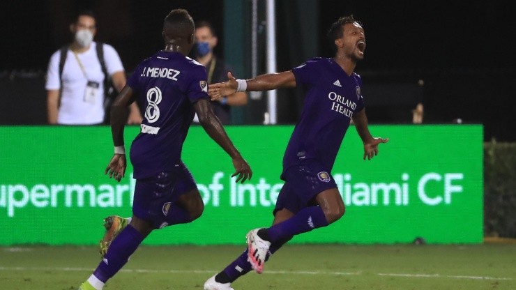 Nani grita el gol del triunfo ante el Inter de Miami