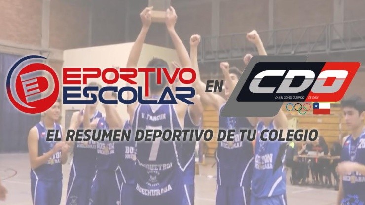Deportivo Escolar vuelve a la televisión de la mano del Canal del Comité Olímpico de Chile.