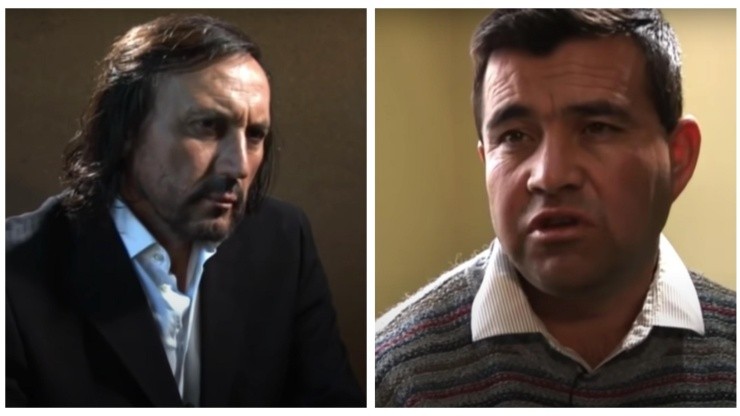 Carlos Pinto en la entrevista con el "Asesino del Tambor", en 2006.
