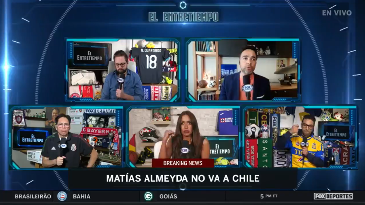 Fox Deportes al aire: llegaba Almeyda a Chile, pero se le cayó a la ANFP.