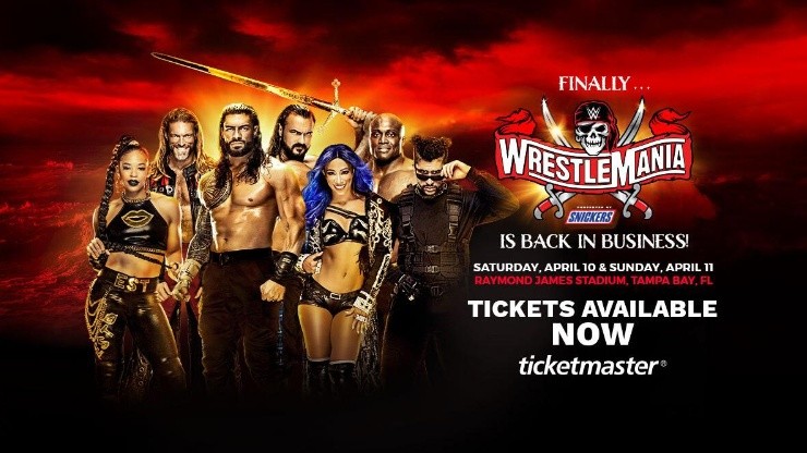 WrestleMania 37 tendrá a Bad Bunny como una de las principales atracciones del evento.