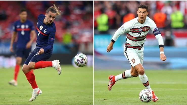 Francia y Portugal se enfrentan el miércoles por la Euro 2020.