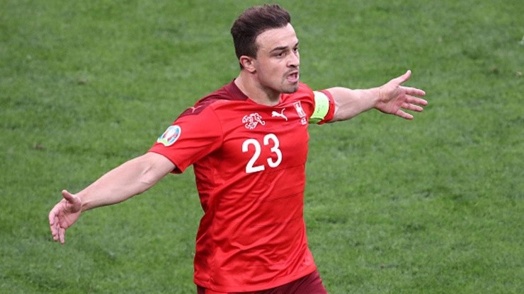 Xherdan Shaqiri puso el 1-1 parcial de Suiza contra España en la Euro 2020.