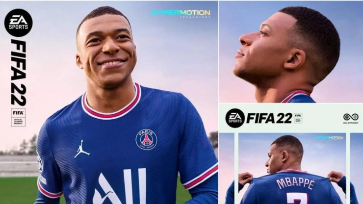 Kylian Mbappé, figura del Paris Saint-Germain, repite como la portada del FIFA 22.