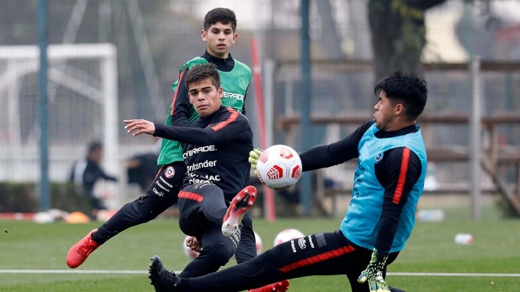 Chile Sub-20 ya entrena en Pinto Durán como parte del segundo microciclo de este año.
