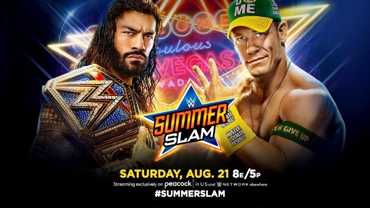 La ahora estrella hollywoodense John Cena, regresará a la WWE para medirse ante Román Reings en el evento central de SummerSlam.