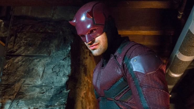 Charlie Cox como Daredevil en la serie de Netflix.