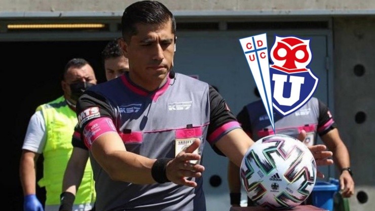 Benjamín Saravia será VAR de la Católica y árbitro de la U en la última fecha del campeonato.