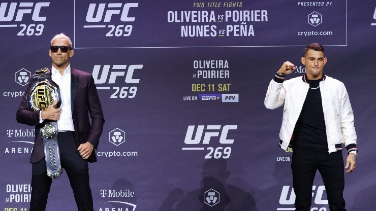 Oliveira y Poirier pelearán por el título peso ligero.