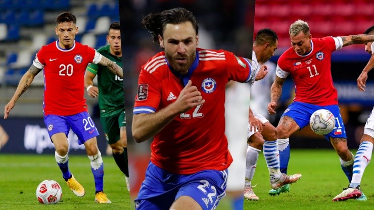 La selección chilena jugó con tres marcas de vestimenta distintas durante 2021