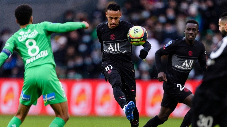 Neymar tiene tres goles en la Ligue 1 durante la temporada