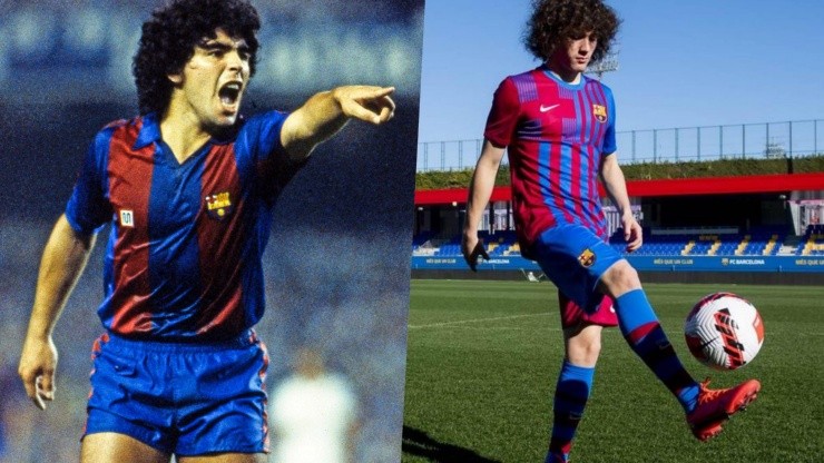 El Barcelona contrató un jugador para su segundo equipo que se luce con el mismo look que usaba nada más que el mismísimo Diego Maradona.