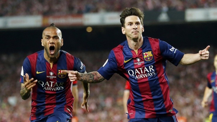 Dani Alves quiere volver a jugar junto a Leo Messi