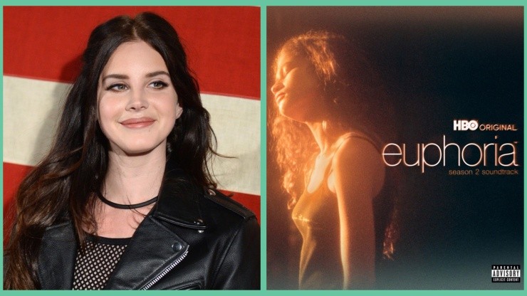 Lana del Rey y la portada de la banda sonora de la segunda temporada de Euphoria.