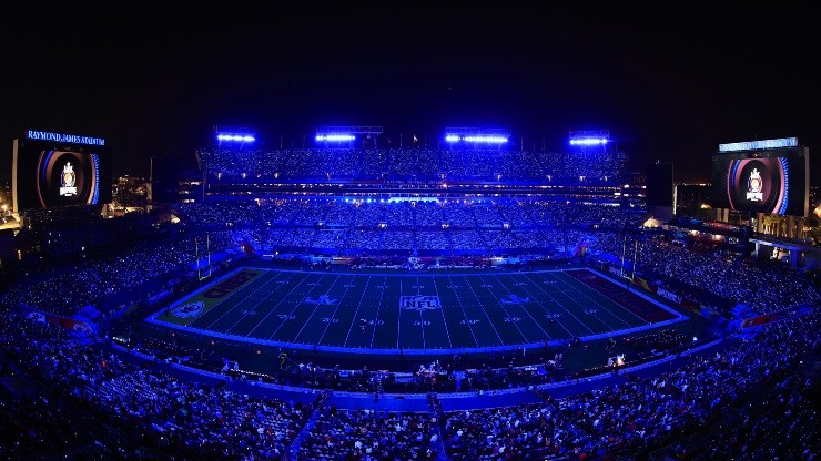 El show se realiza a la mitad del partido del Super Bowl.
