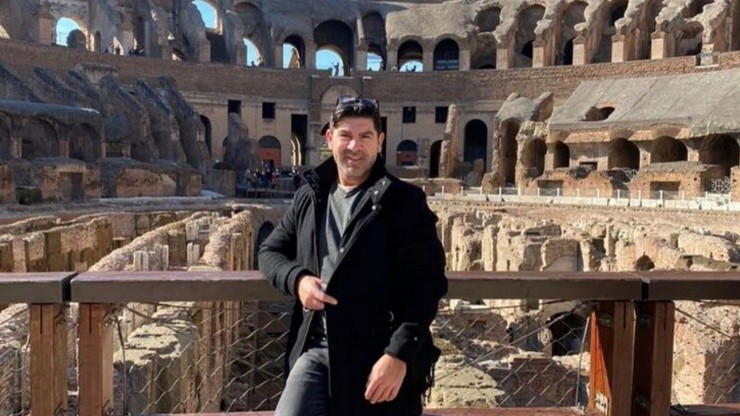 Marcelo Salas disfruta sus vacaciones en Roma
