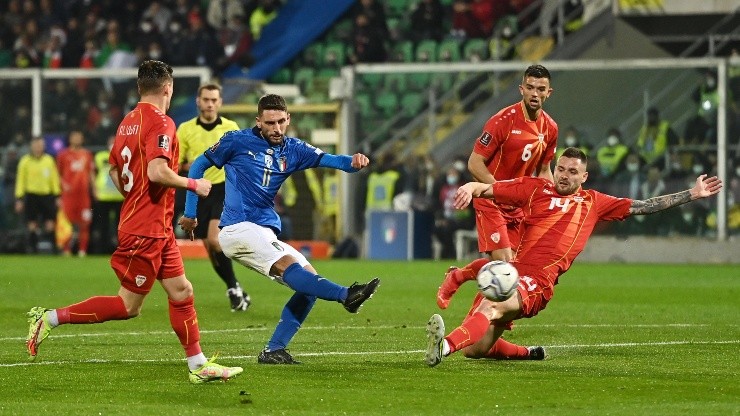 Macedonia sorprende y deja nocaut a la Azzurra en el repechaje: Italia no va al Mundial de Qatar 2022.