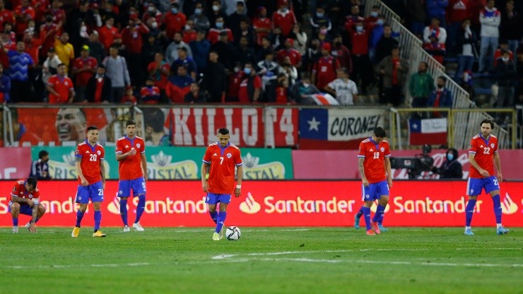 La selección chilena tras caer ante Uruguay en San Carlos de Apoquindo