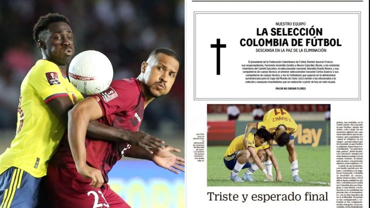 La prensa colombiana no tuvo piedad con el equipo de Reinaldo Rueda.