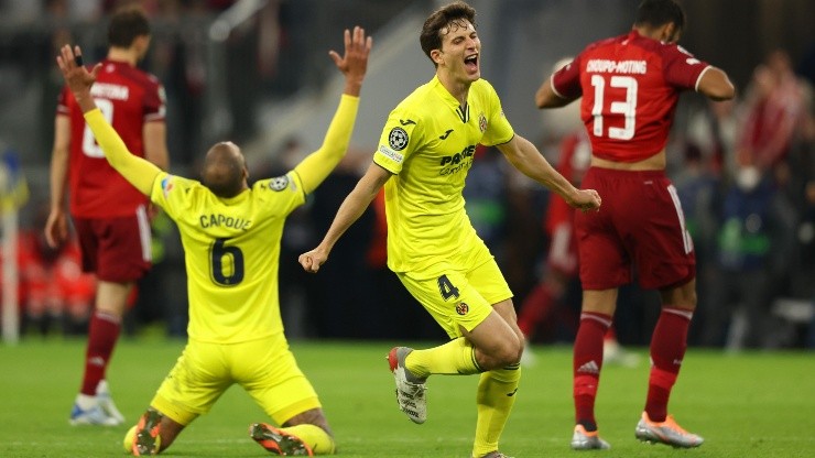 Villarreal eliminó al Bayern Múnich de la Champions League con un gol de último minuto.
