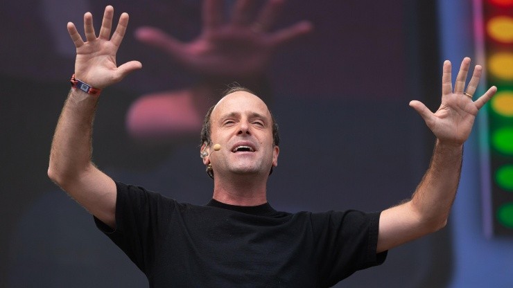 Stefan Kramer durante su reciente presentación en Lollapalooza Chile 2022.