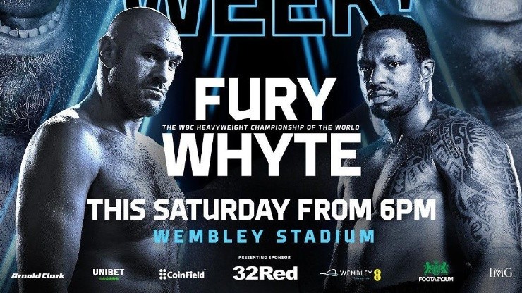 Tyson Fury se medirá en Wembley Stadium ante Dillian Whyte por el título pesado de la CMB.