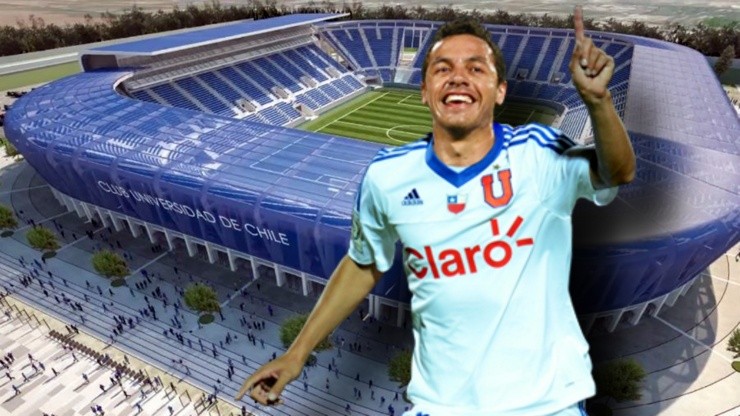 Marcelo Díaz comprometió su apoyo a la construcción del soñado estadio de Universidad de Chile si regresa al conjunto azul