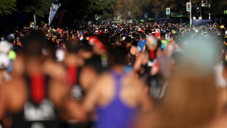 Miles de personas se congregarán en el centro de Santiago para correr la maratón