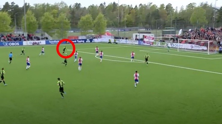 Niklas Castro marcó un golazo en la segunda división de Noruega