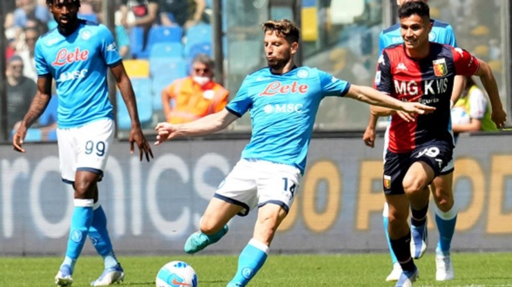 Genoa y Pablo Galdames pierden ante Napoli y quedan a detalles del descenso en Italia.
