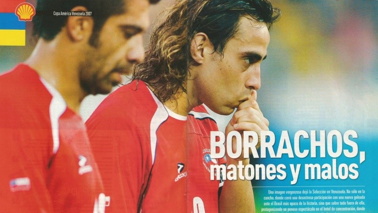 La prensa no tuvo piedad cuando se conocieron los incidentes de la selección chilena durante su participación en la Copa América 2007