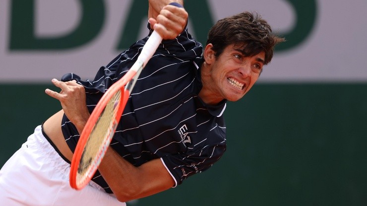 Cristian Garín mostró una de sus mejores versiones y ganó en la primera ronda de Roland Garros