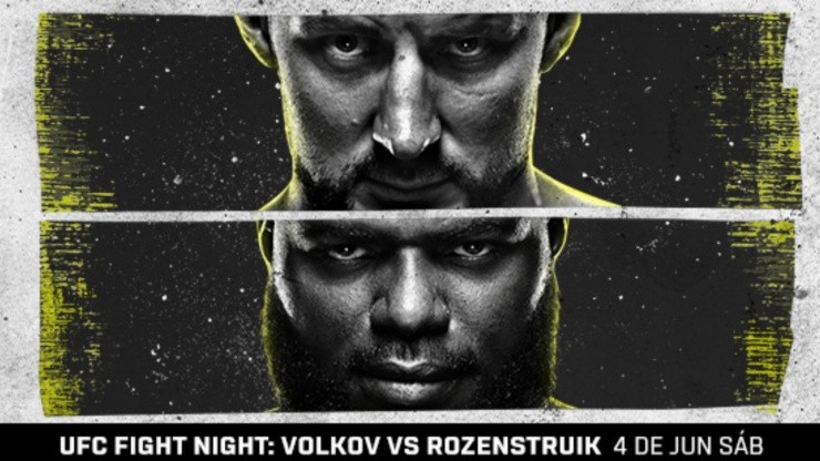 Volkov y Rozenstruik chocarán en el evento estelar de UFC Vegas 56.