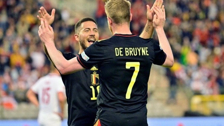 De Bruyne y Hazard lideraron la goleada de Bélgica ante Polonia