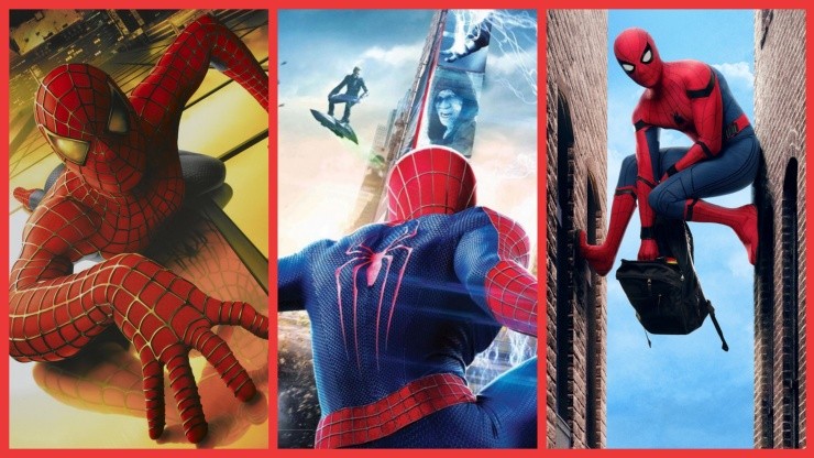 Tobey Maguire, Andrew Garfield y Tom Holland, las distintas versiones de Spider-Man, llegarán a Disney+.