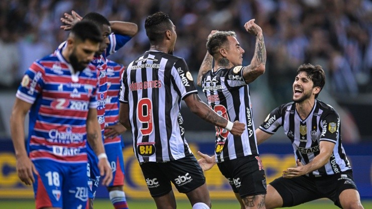 Vargas fue importante en el triunfo del Atlético Mineiro ante Fortaleza, el pasado fin de semana
