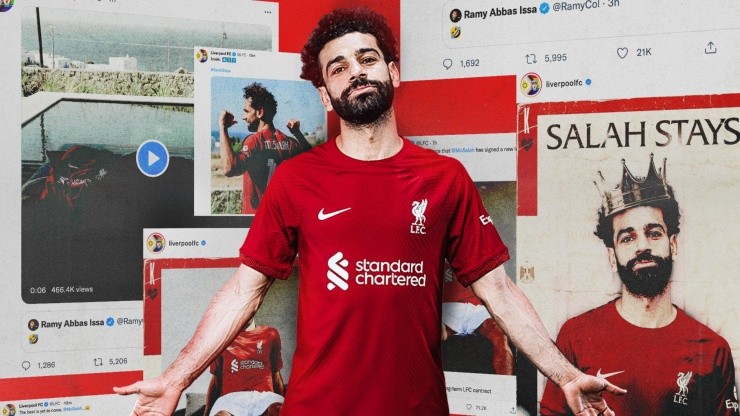 Mohamed Salah renovó con Liverpool y se queda hasta 2025.