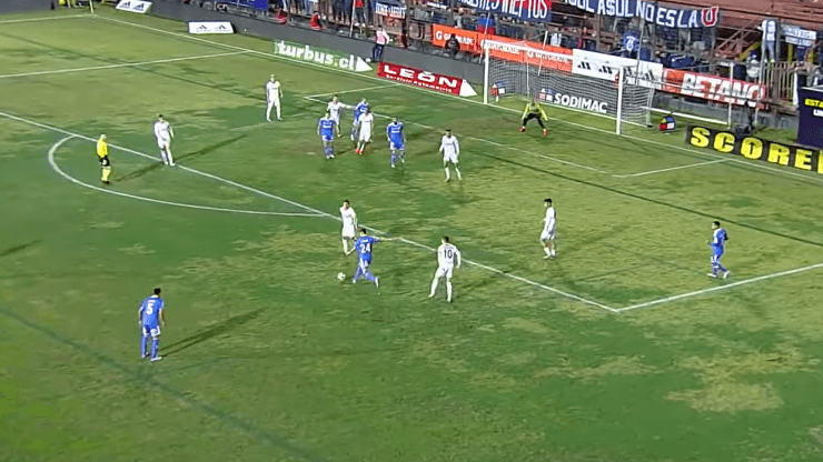 El golazo de otro partido de Darío Osorio para la U contra La Calera.