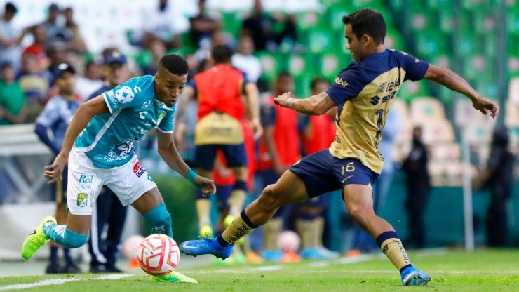 Byron Castillo fue protagonista en la remontada de León ante Pumas: empate 3-3.