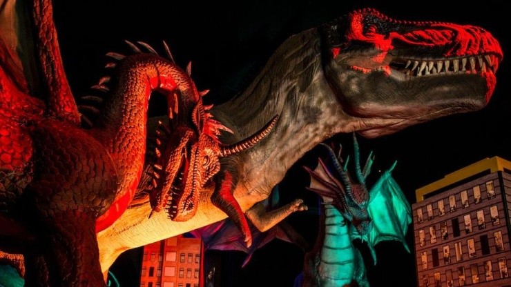 ¿Cuáles son los precios y horarios de Dinosaurios y Dragones Fantásticos en Estación Mapocho?