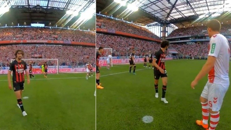 El bodycam utilizado en duelo entre AC Milan y Colonia