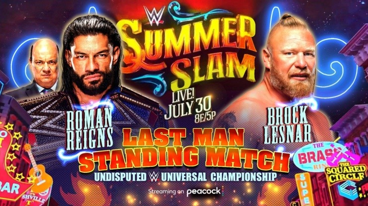 Roman Reigns y Brock Lesnar animarán la SummerSlam 2022