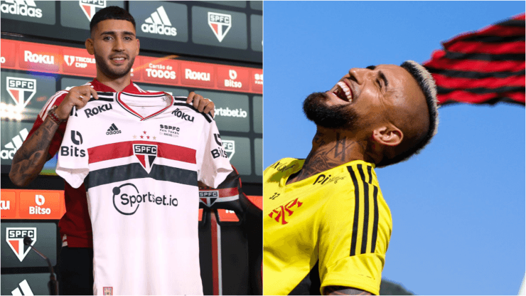 Nahuel Bustos, the last signing announced by Sao Paulo before facing Arturo Vidal and Fla.